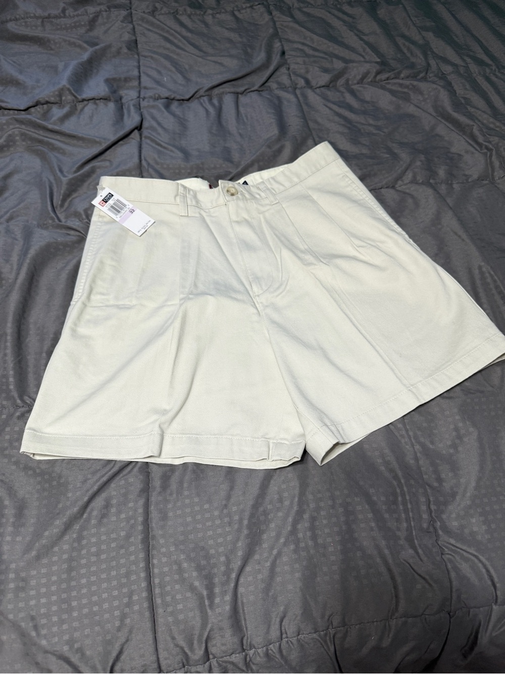 chaps cotton shorts Beige khaki colored Mens size 32 New With Tags